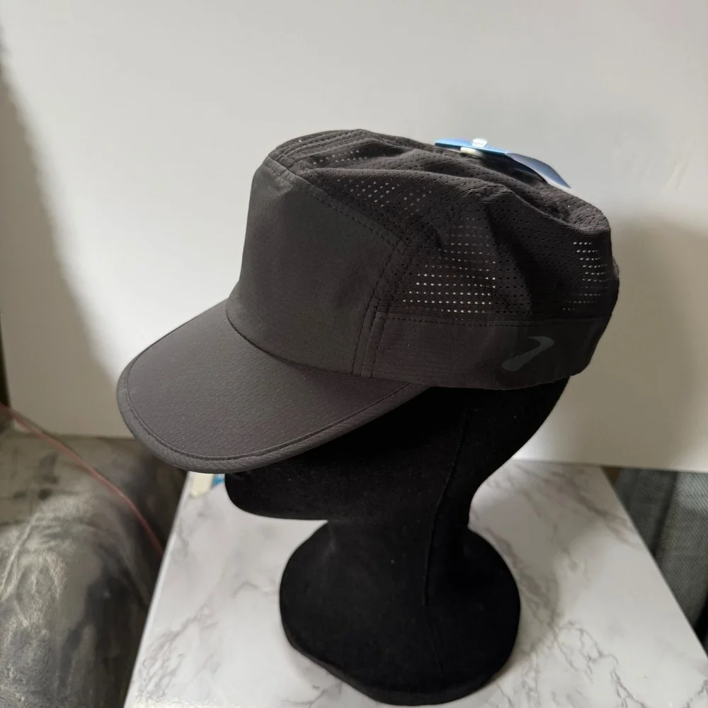 Brooks For Anything Under Sun Propel Mesh Hat Mens Black Breathable Lightweight